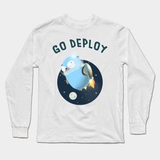 Golang Gopher Go Deploy Long Sleeve T-Shirt